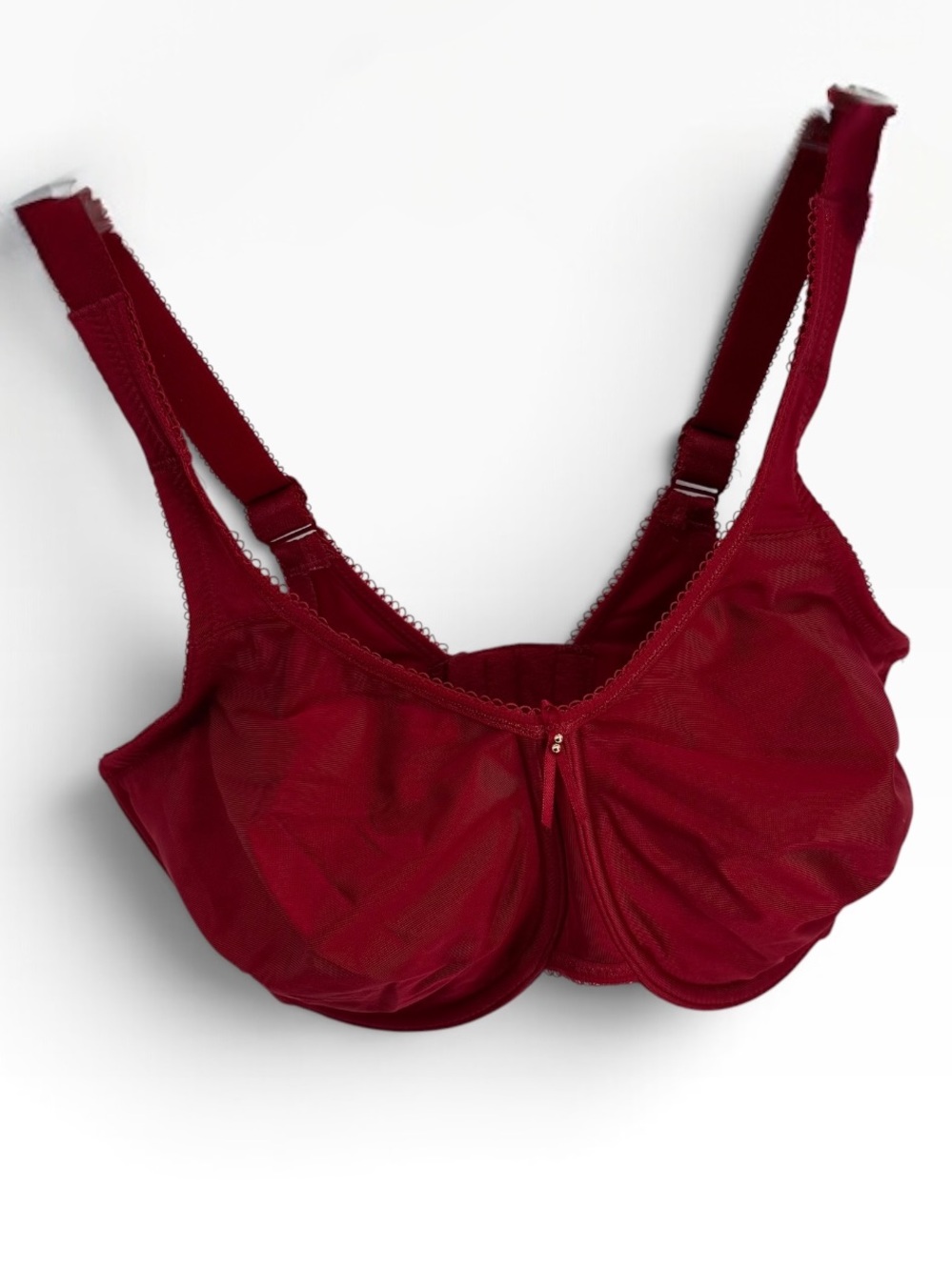 Wacoal Basic Beauty Underwire Bra 855192 Full Figure Seamless Size 34DDD Red